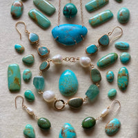 Turquoise Pendant Necklace, December Birthstone Necklace