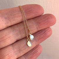 Salt and Pepper Diamond Slice Threader Earrings, 18k Gold, April Birthstone Earrings