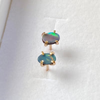 Australian Opal Stud Earrings, October Birthstone Earrings