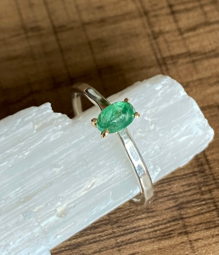 Emerald Ring, May Birthstone Ring