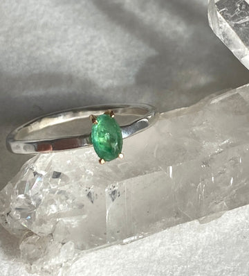 Emerald Ring, May Birthstone Ring