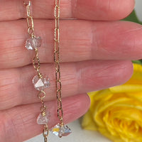 Herkimer Diamond Chain Bracelet