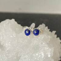 Small Lapis Lazuli Stud Earrings