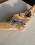 Tanzanite, Australian Boulder Opal and Lapis Lazuli Pendant Necklace, December September October Birthstone Necklace