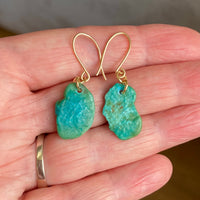 Raw Arizona Turquoise Earrings