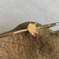 Ethiopian Welo Opal Bangle Bracelet