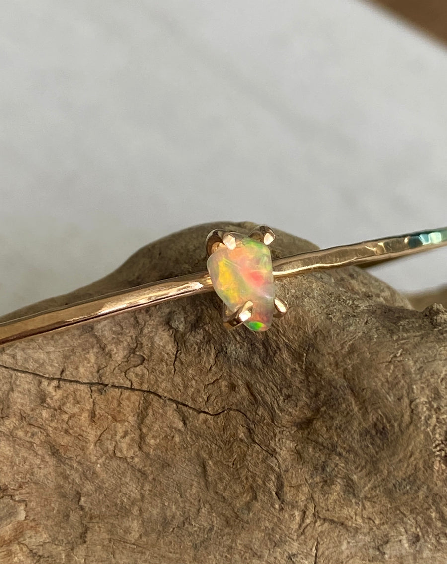 Ethiopian Welo Opal Bangle Bracelet