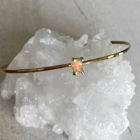 Ethiopian Welo Opal Bangle Bracelet