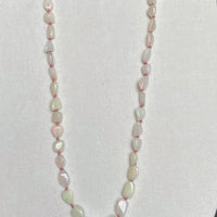 Ethiopian Welo Opal Knotted Necklace, October Birthstone Necklace