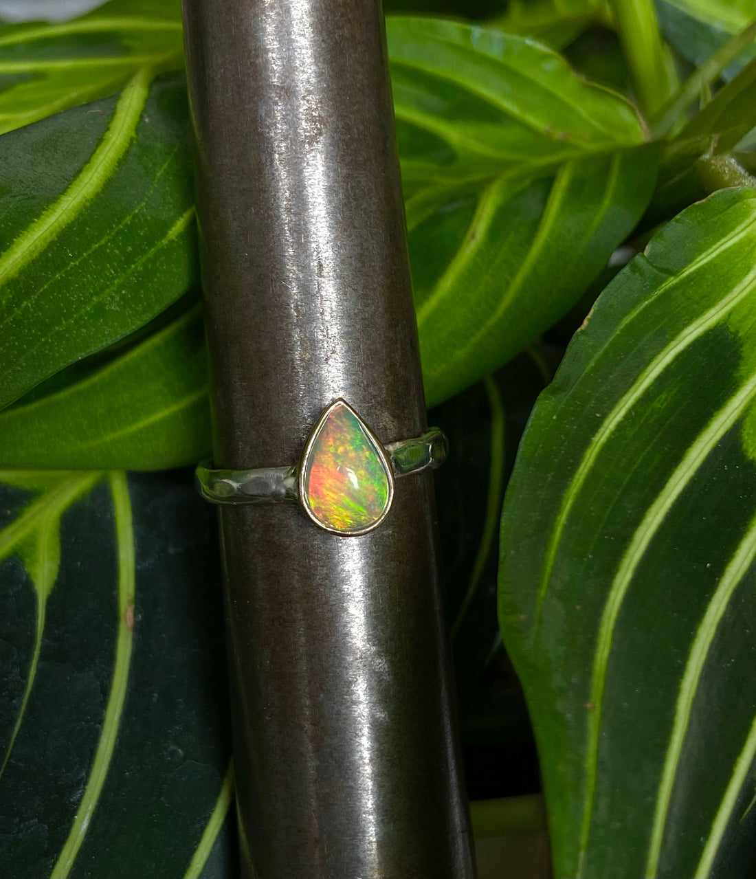 Ethiopian Welo Opal Ring, Alternative Wedding or Engagement Ring