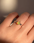 Ethiopian Welo Opal Ring, Alternative Wedding or Engagement Ring