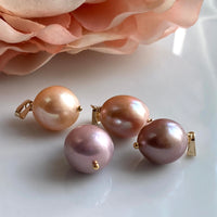 Large Edison Pearl Pendant Necklace, June Birthstone