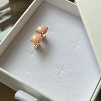 Pink Queen Conch Shell Stud Earrings