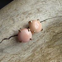 Pink Queen Conch Shell Stud Earrings