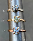 Tahitian Keshi Pearl Ring, June Birthstone Ring
