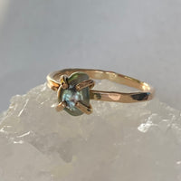 Tahitian Keshi Pearl Ring, June Birthstone Ring