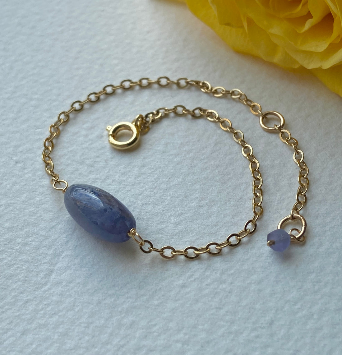 Tanzanite Chain Bracelet