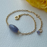 Tanzanite Chain Bracelet