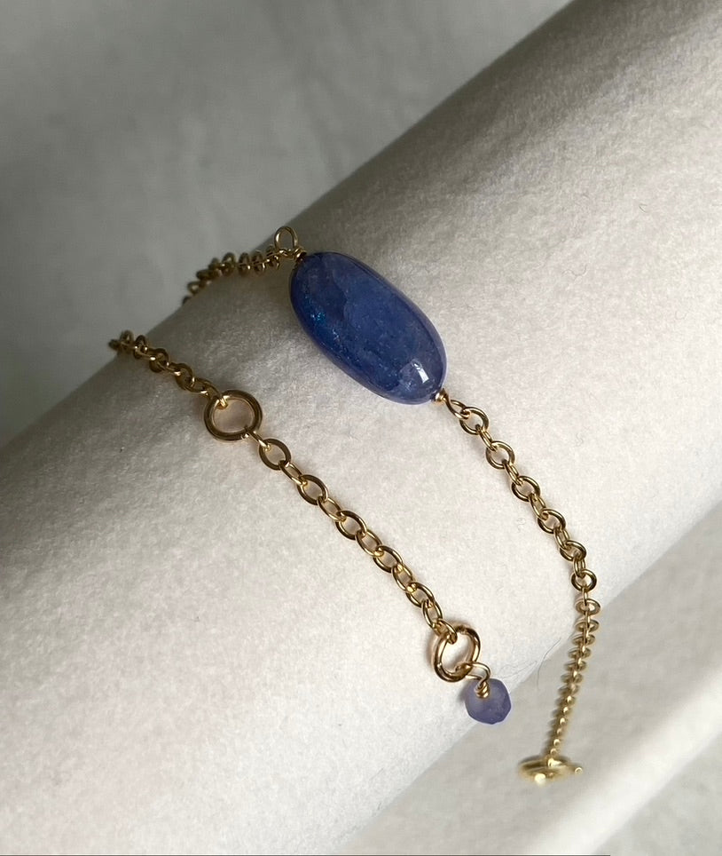 Tanzanite Chain Bracelet