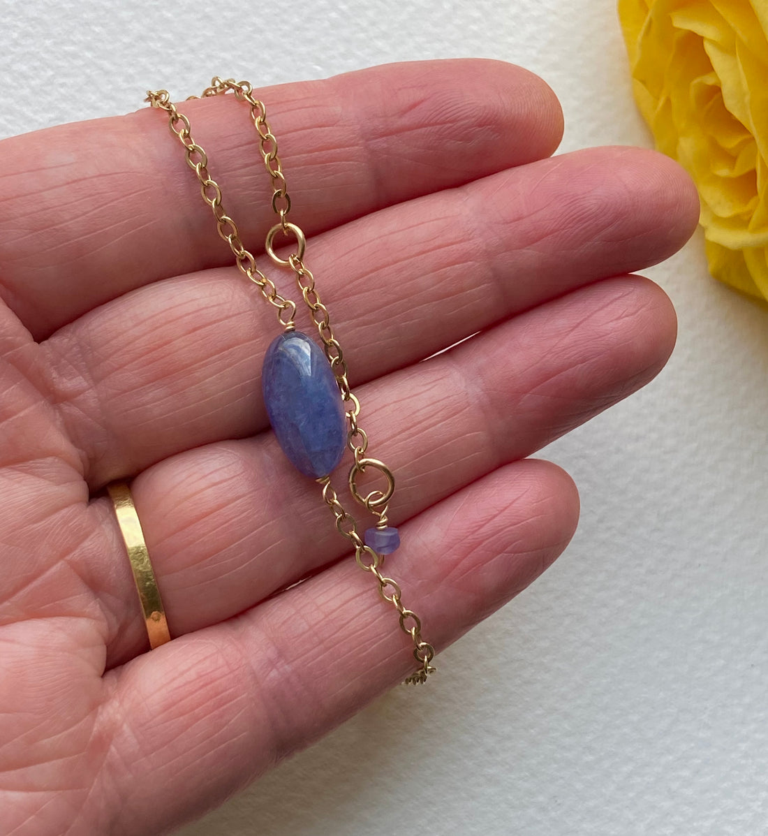 Tanzanite Chain Bracelet