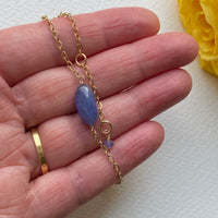 Tanzanite Chain Bracelet