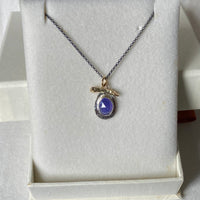 Tanzanite 'Blueberry' Pendant Necklace