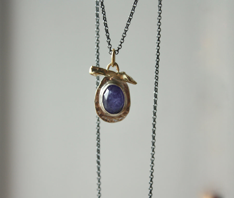 Tanzanite 'Blueberry' Pendant Necklace