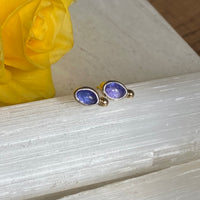 Tanzanite Stud Earrings