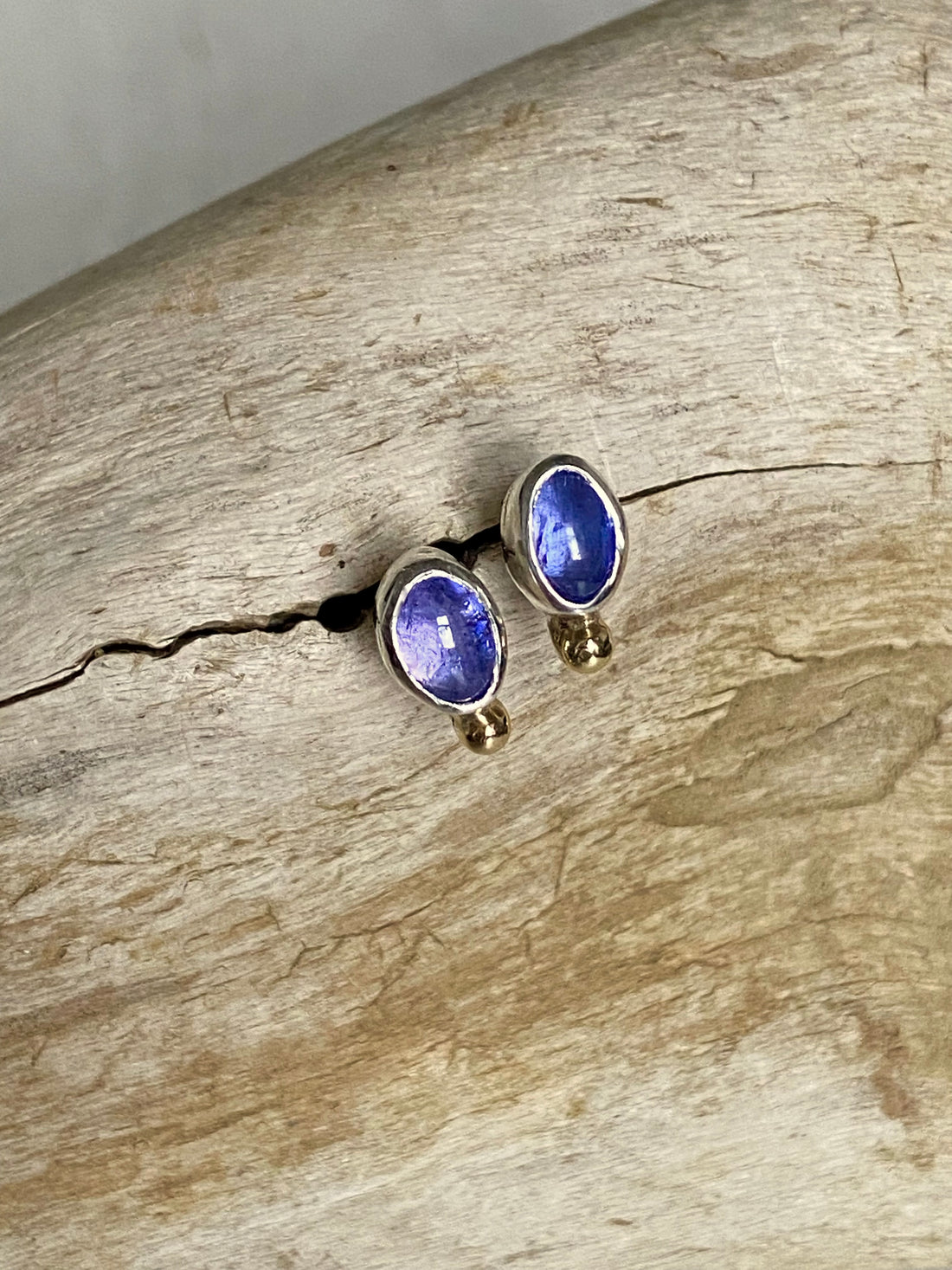 Tanzanite Stud Earrings