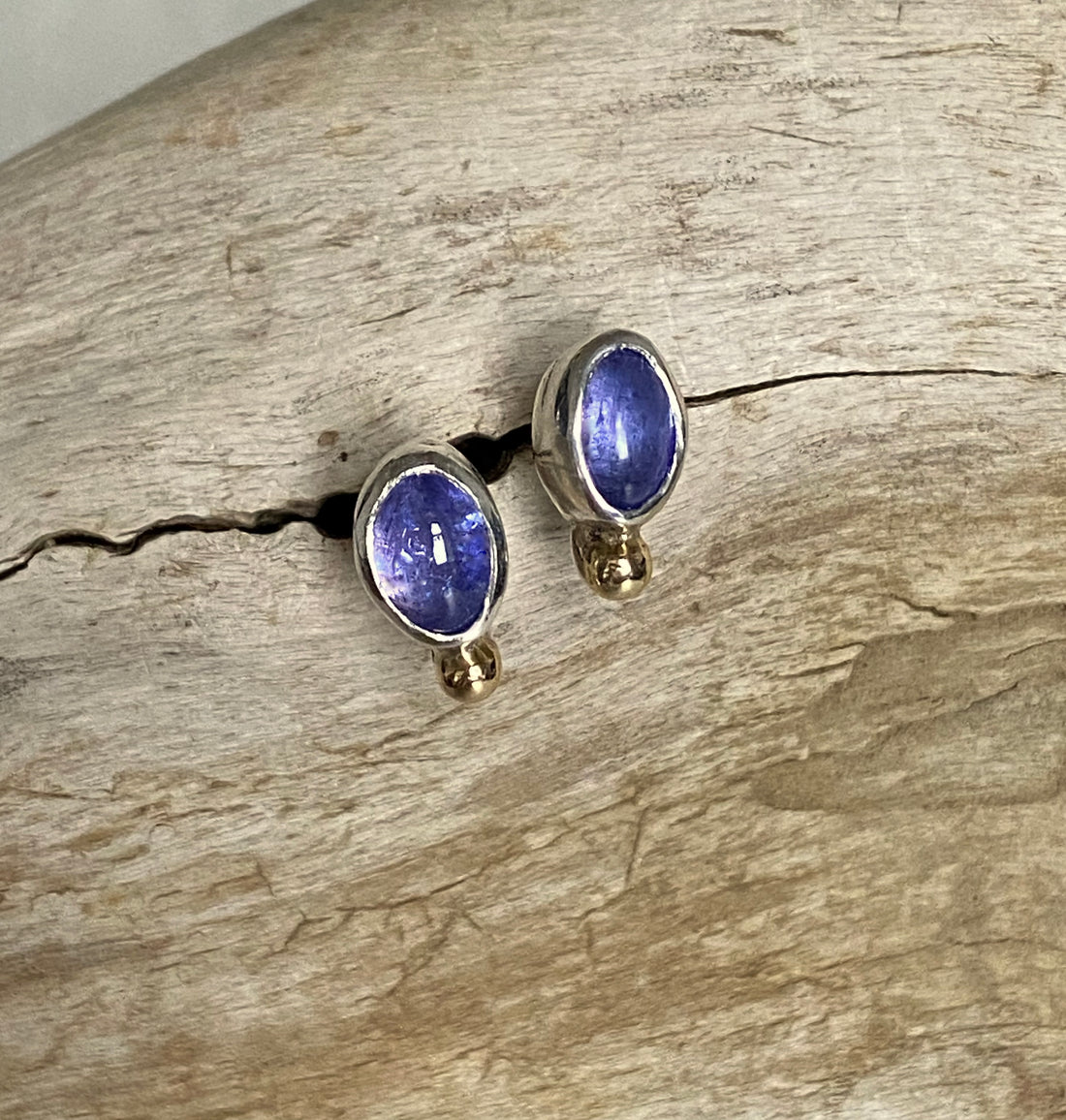 Tanzanite Stud Earrings