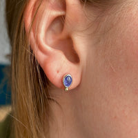 Tanzanite Stud Earrings