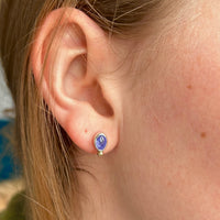 Tanzanite Stud Earrings