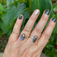 Australian Koroit Boulder Opal Ring, October Birthstone Ring