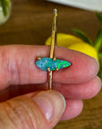 Australian Opal Bangle Bracelet, October Birthstone Bracelet
