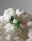 Emerald Stud Earrings, May Birthstone Earrings, Bridesmaid Earrings