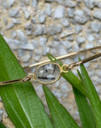 Tourmalinated Quartz Bangle Bracelet