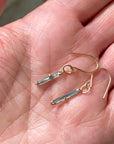 Paraiba Blue Tourmaline Earrings, October Birthstone Earrings, Bridal Earrings