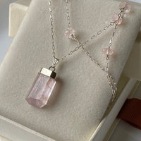 Pink Kunzite Necklace Pendant