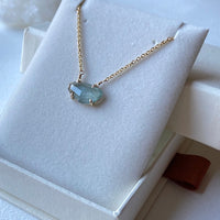 Moss Aquamarine Necklace