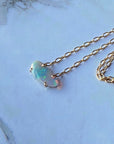 Australian White Opal Necklace