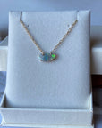 Australian White Opal Necklace