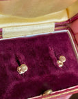 Recycled Gold Nugget Stud Earrings