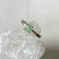 Light Green Emerald Ring