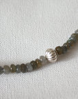 Bracelet of Labradorite and Sterling Silver