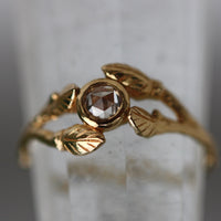 Diamond Twig Ring, 18k Gold