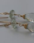Prasiolite/Green Amethyst Earrings, 14k Gold Filled