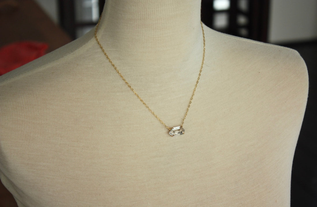 Natural Herkimer Diamond Necklace