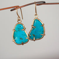 Sleeping Beauty Turquoise Earrings