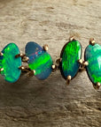 Australian Opal Stud Earrings
