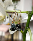 Tahitian Keshi Pearl Earrings, June Birthstone Earrings, Wedding Bridal Earrings